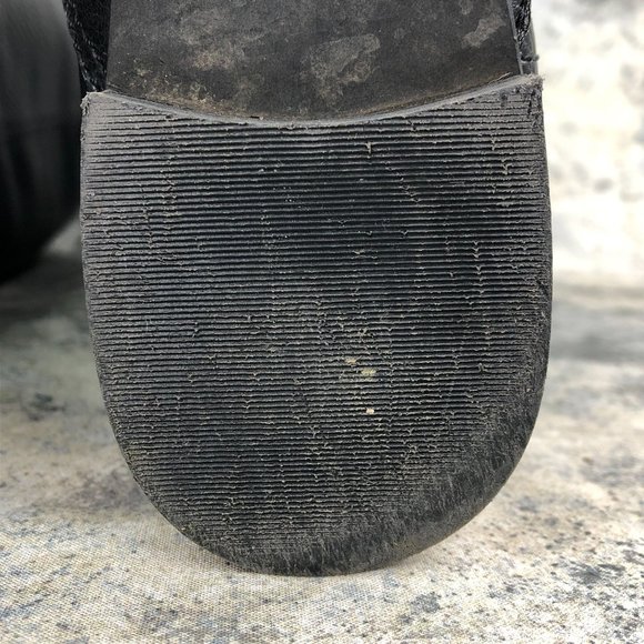 MADEWELL Women's 7.5 The Archive Black Pebbled Leather Knee High Riding Boots - Picture 12 of 16